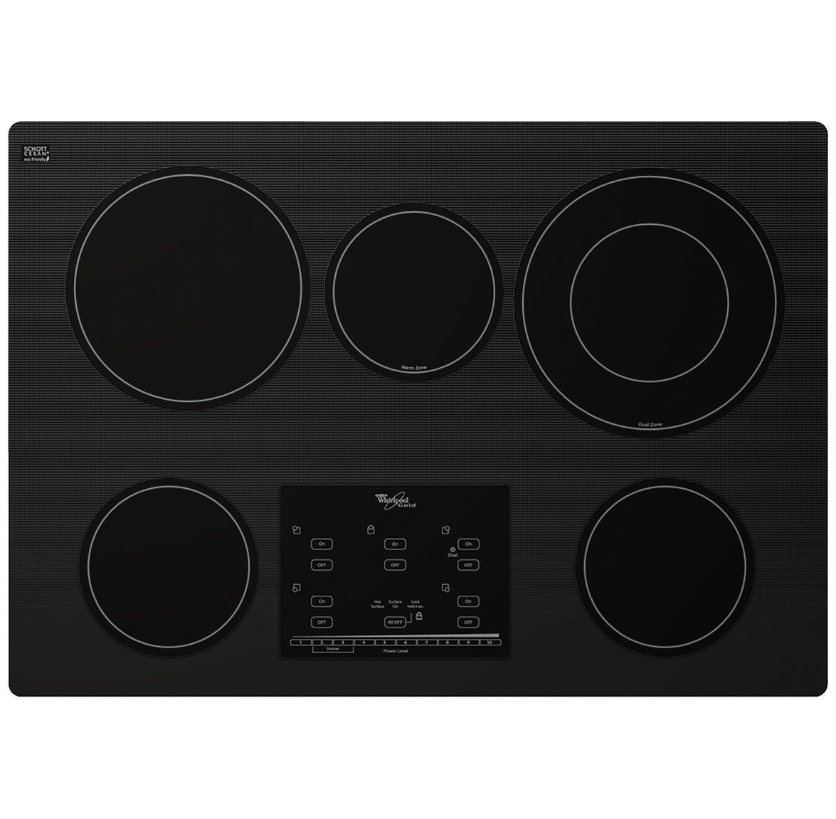 30 inch Electric Ceramic Glass Cooktop with Tap Touch Controls  Model 