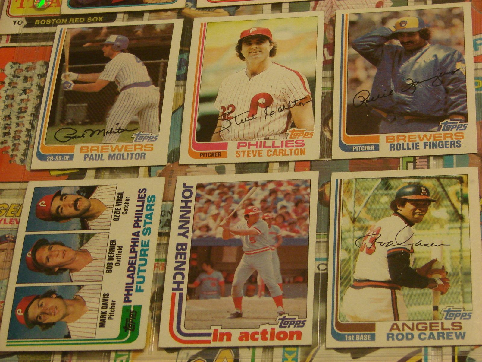 MORE VINTAGE STAR CARDSSTEVE CARLTON, PAUL MOLITOR, ROD 