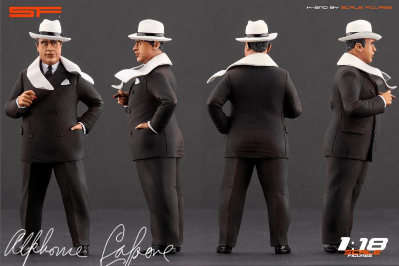 18 Al Capone VERY RARE figure for 118 Autoart CMC Signature Ford 