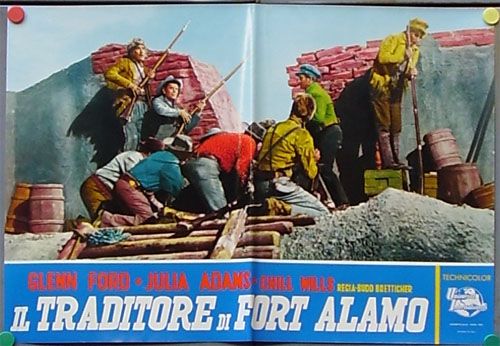 ET59 The Man from The Alamo Glenn Ford 10 Poster Italy