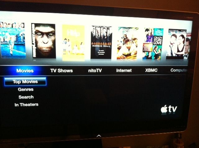 Apple TV 2 New 4 4 4 Firmware XBMC Navix Advance Stream Icefilms 