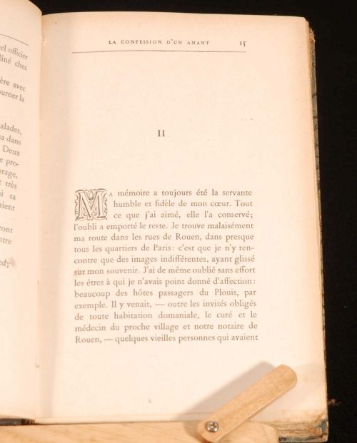 1891 Marcel Prevost La Confession DUn Amant French