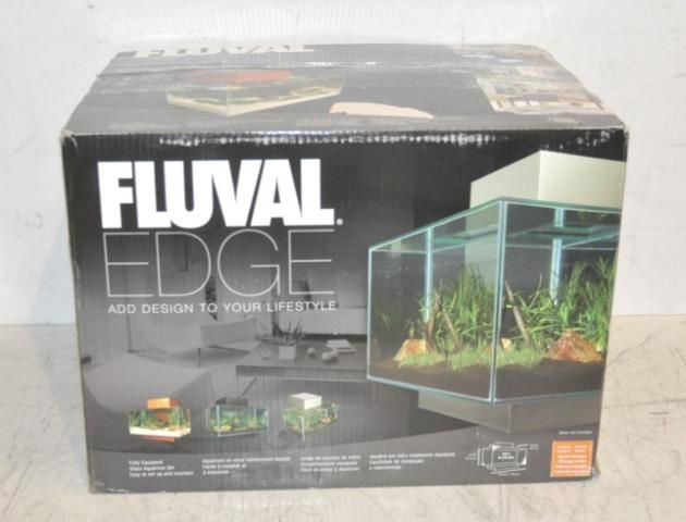   Edge 15395 Pewter Fully Equipped Glass Aquarium Set 6 Gallon