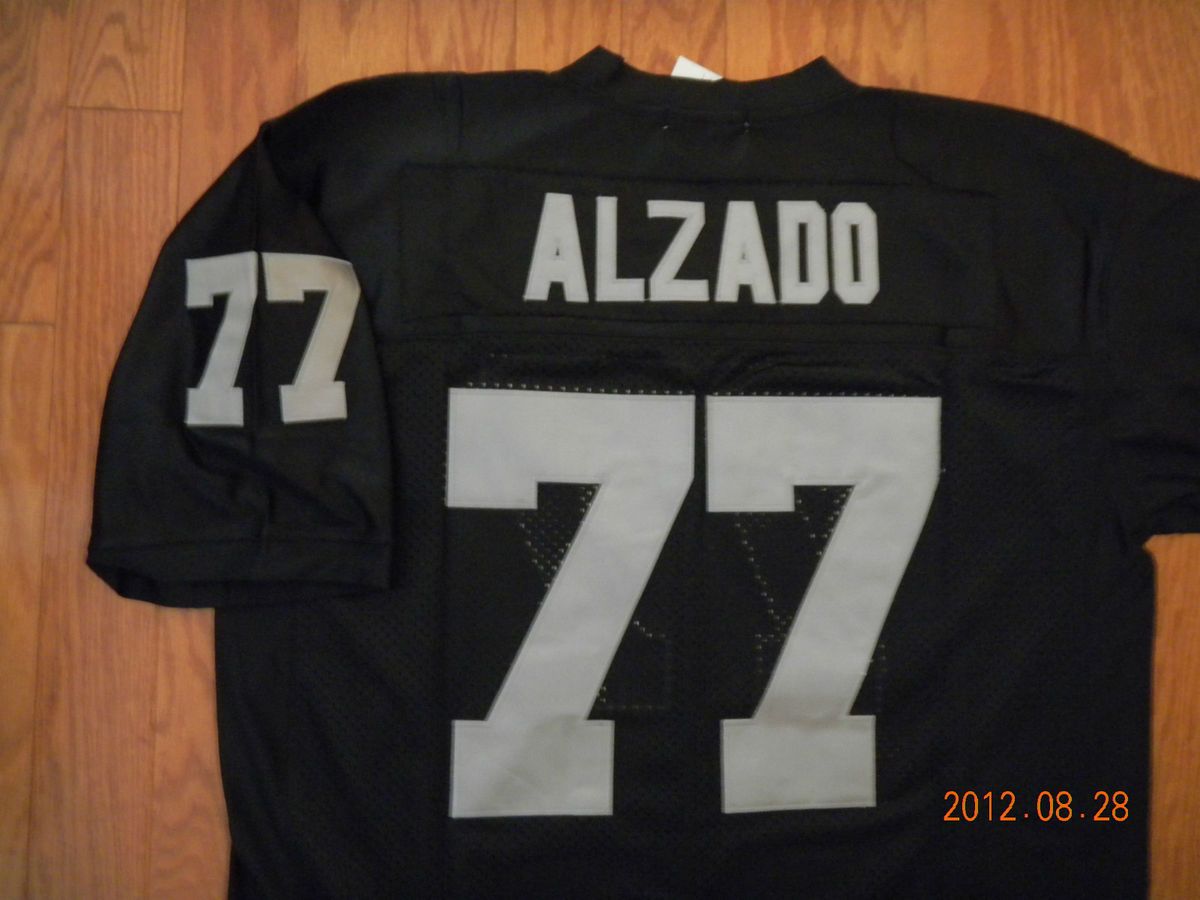 LYLE ALZADO #77 OAKLAND RAIDERS 1984 THROWBACK JERSEY 2XL (54)