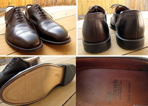 Allen Edmonds Park Avenue 10.5 D Brown   Barely Used