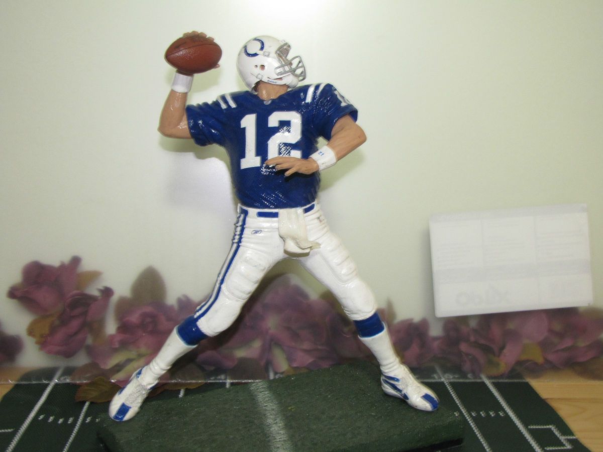 Mcfarlane 12 inch Custom football figure Andrew Luck Indianapolis 