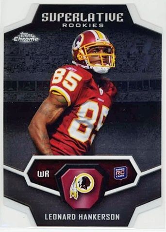 Redskins 2011 Topps Chrome RC LOT (9) Superlative Hankerson Kerrigan 