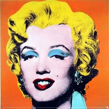 Andy Warhol Canvas Art Painting Marilyn Monroe