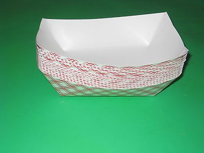 25 Cardboard Paper Food Tray Concessions Parties 2 lb. Heavy Duty