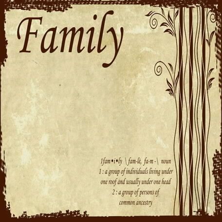 SugarTree 12x12 Family Defined 1S Scrapbooking Paper su32 01563