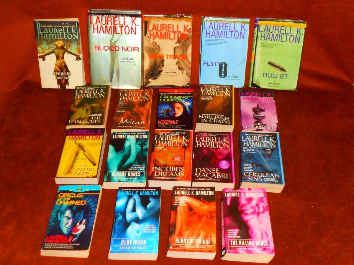   of Laurell K Hamilton Anita Blake Vampire Hunter Series Books