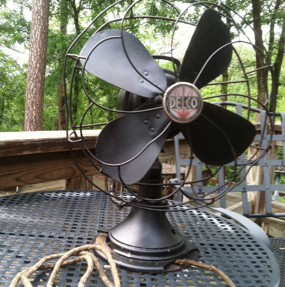 Vintage Antique Delco Appliance Fan Product Of General Motors