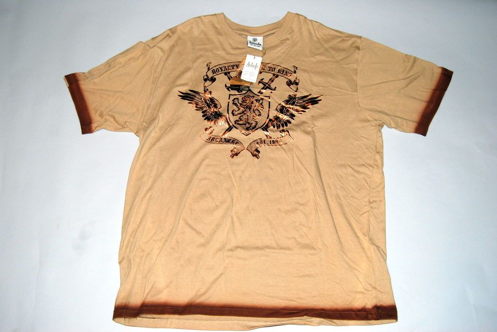 NWT Mens Ablanche Short Sleeve T Shirt 3XLarge 3XL Khaki Beige