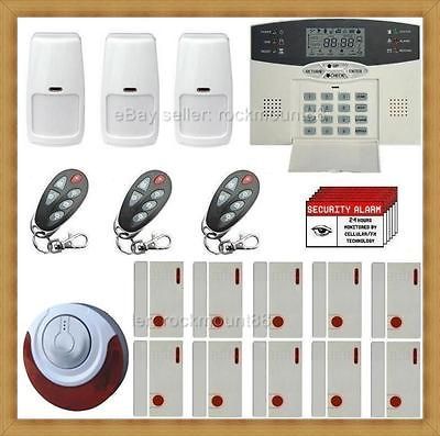   WIRELESS HOME SECURITY SYSTEM BURGLAR THEFT GLASS HOUSE ALARM