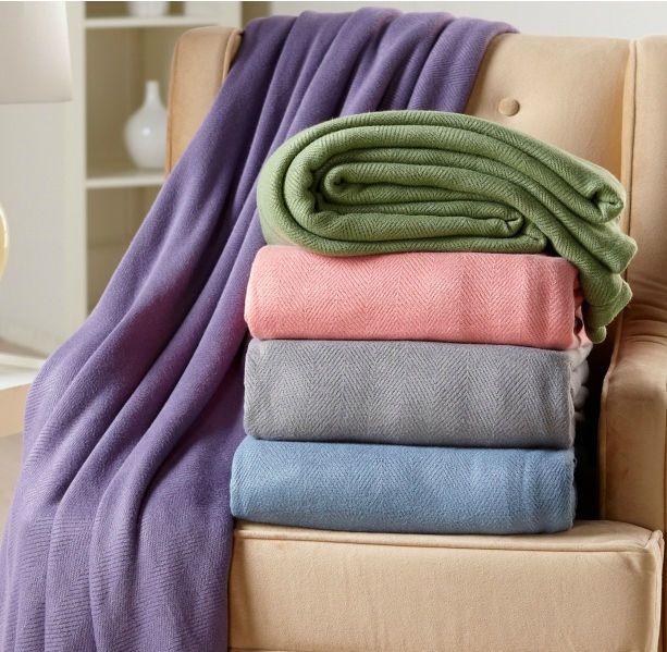 vern yip home herringbone bamboo rayon blanket more options color