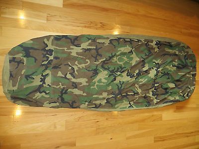 MILITARY GORE TEX WOODLAND CAMO BIVY~EXCELLENT COND~SLEEPING BAG 