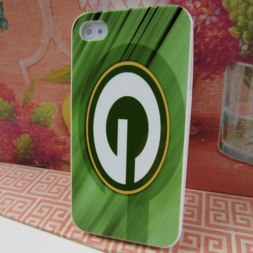 Apple iPhone 4 4S 4G Green Bay Packers Rubber Silicone Skin Case Phone 