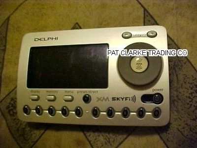 DELPHI SKYFI SA50000 SIRIUS XM SATELLITE RADIO RECEIVER TESTED WORKS