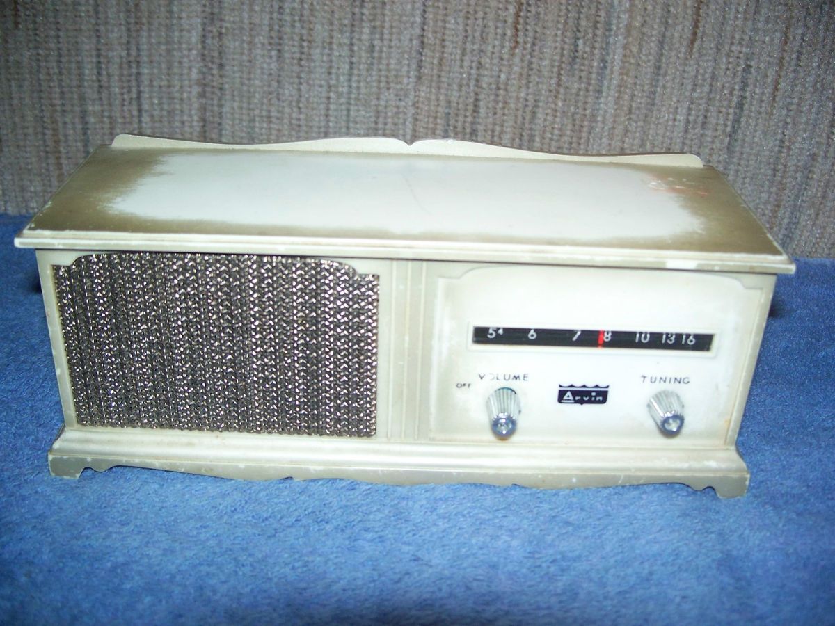 Arvin Mini Console   Transistor AM Radio   Works