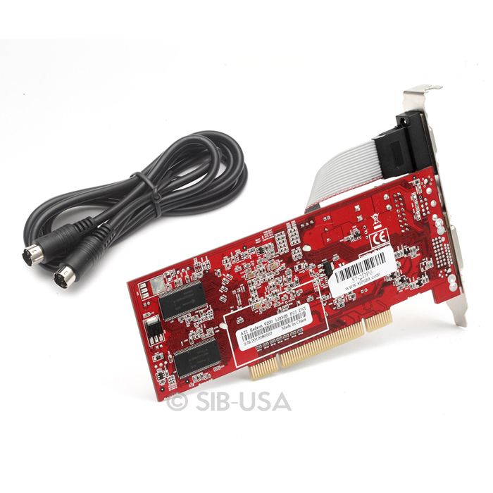 New ATI Radeon 9200 128MB Desktop VGA TV Out Vista XP PCI Video Card 