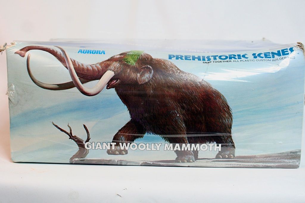 Aurora Woolly Mammoth Model SEALED for The 1970s Prehistoric Vintage 