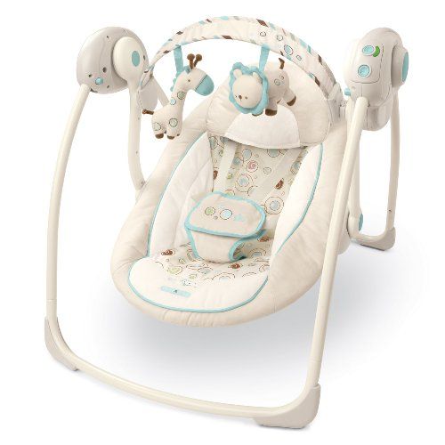   Starts Comfort and Harmony Portable Travel Swing Biscotti Baby