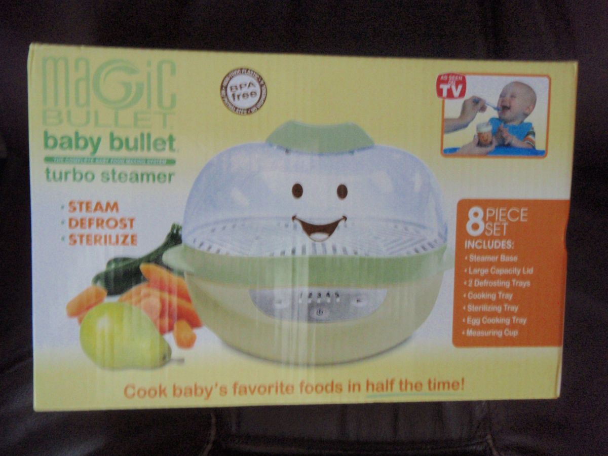 Magic Bullet Baby Bullet Turbo Steamer Brand New