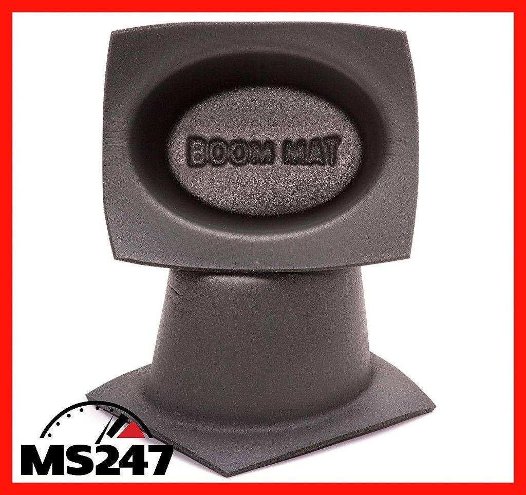 SPEAKER BAFFLES   6 X 8 INCH SLIM   PAIR OVAL BOOM MAT 050371