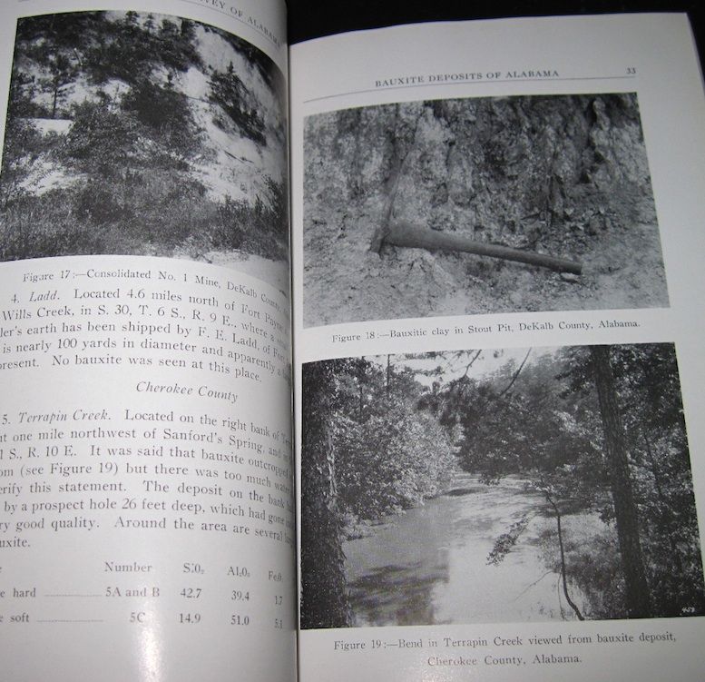 Bauxite Deposits of Alabama Geological Survey of Alabama 1940 Walter B 