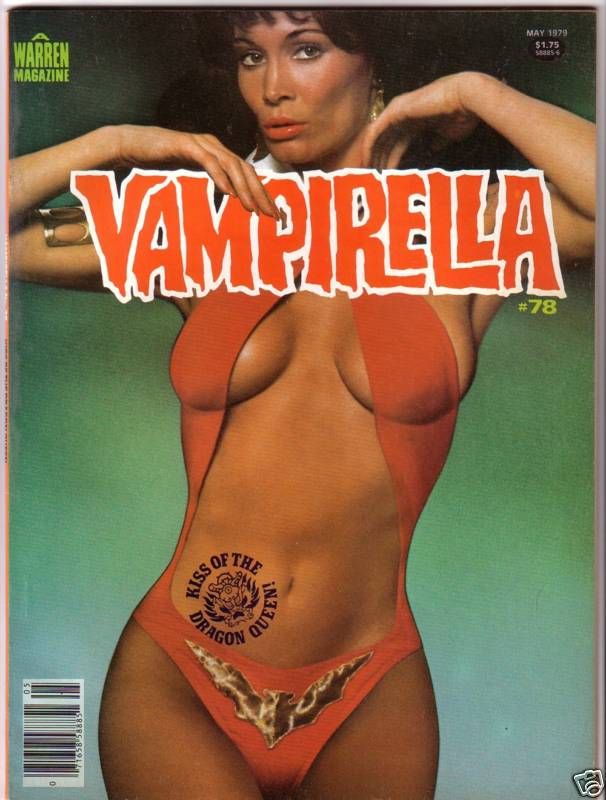 Vampirella 78 VF NM Barbara Leigh Photo Cover 1979 Warren Comic Mag 