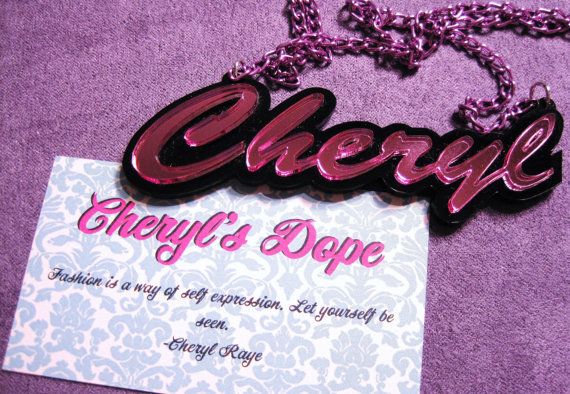 Nicki Minaj Barbie Name Necklace Custom Made with Free Gift