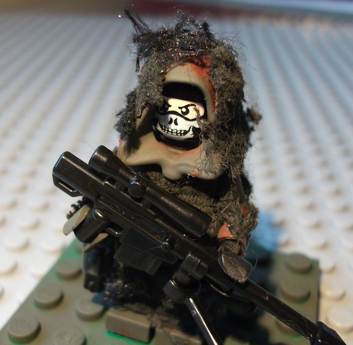 BrickArms Custom Painted Ghillie LEGO Mini Figure Weapons Barrett