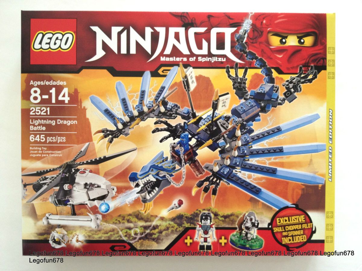 Lego Ninjago Limited 2521 Lightning Dragon Battle New In Factory 