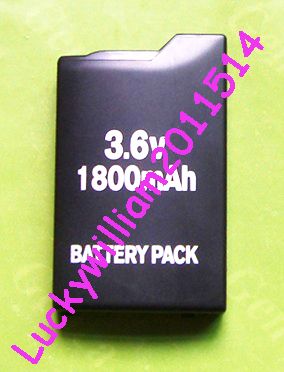 Battery Pack For Sony PSP 1000 3 6v 1800mAh BATTERY FOR PSP1000 FOR 