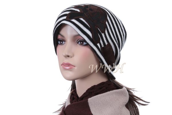 Trandy Chic Skull Beanie Cap Knit Hat Winter BE555WD