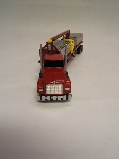 Winross Beavertown Block 75th Anniversary Flat Bed with Load and Crane 