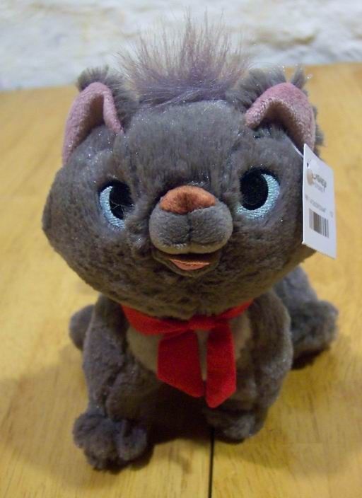 Disney Aristocats Berlioz Kitten Cat Stuffed Animal New