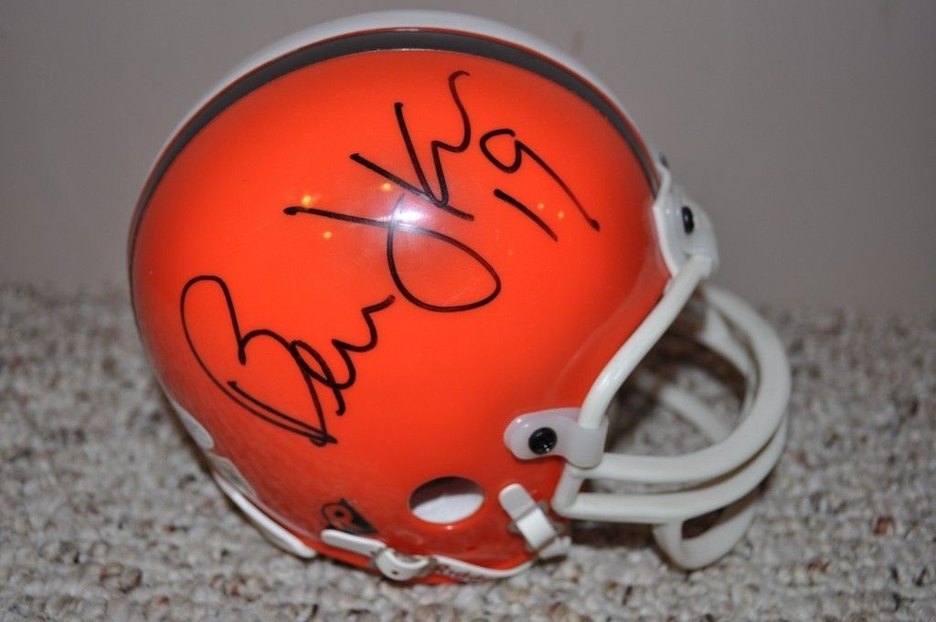 Bernie Kosar Autographed Browns Mini Helmet JSA COA