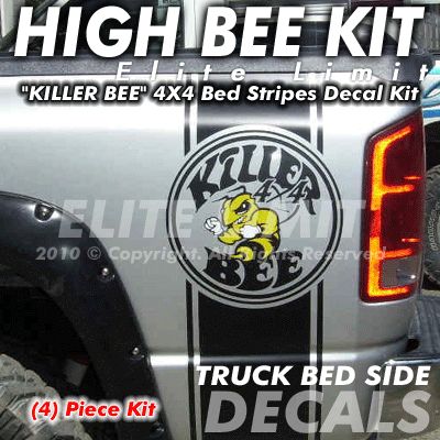  RAM Truck Stripes Bed Decal Vinyl Sticker Graphics Killer Bee