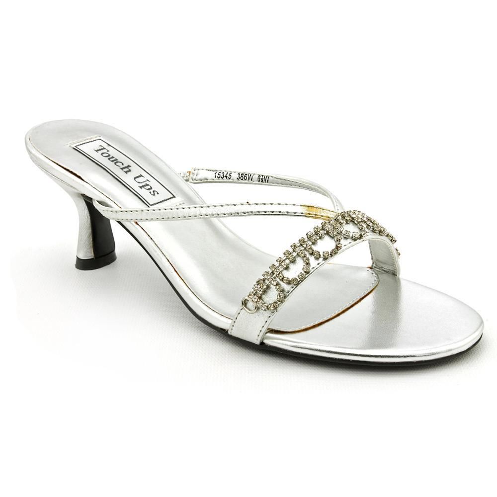 Touch UPS by Benjamin Walk Hailey Womens Size 6 5 Silver Dress Sandals 