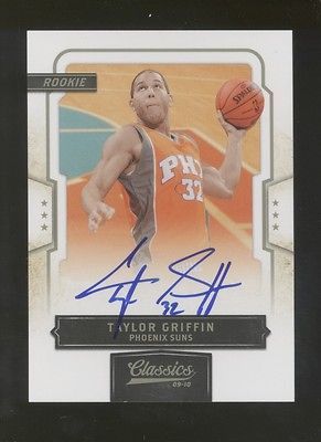 A5272 2009 10 Classics Autograph #197 Taylor Griffin 914/999 RC Suns