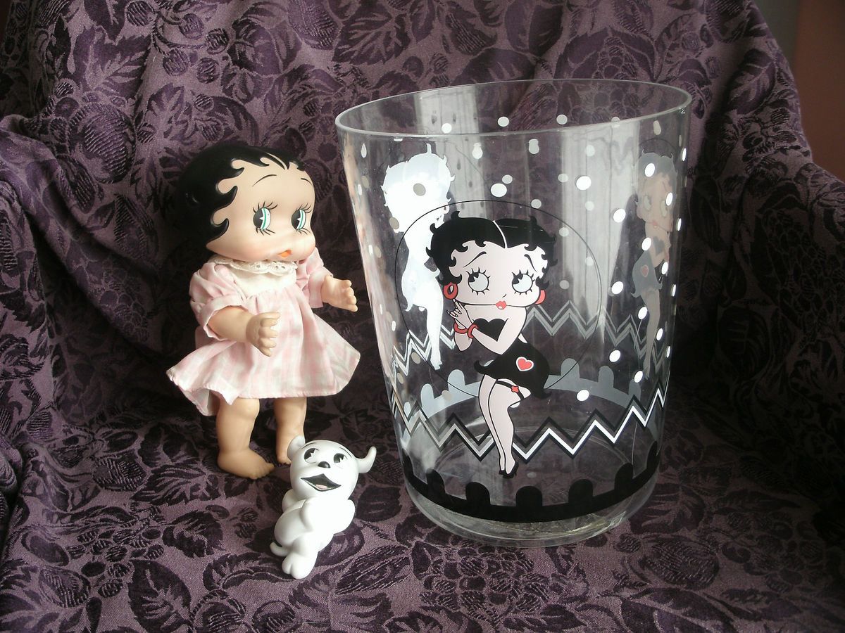 Betty Boop Mixed Lot 10 Vinyl Doll Gingham Dress, Lost Dog Figurine 