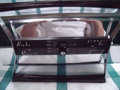 Vtg Dominion Oven Broiler Automatic Bake Roast USA