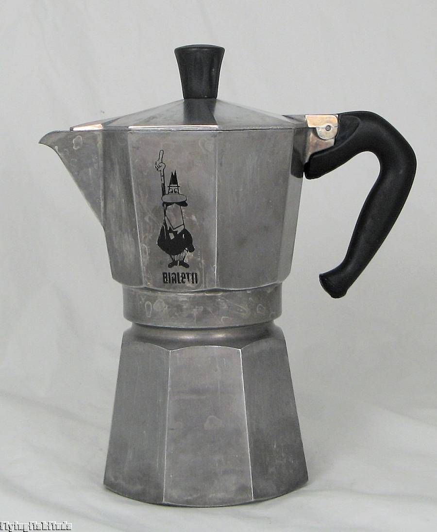 Bialetti Moka Express 6 Cup Stove Top Espresso Maker Italy