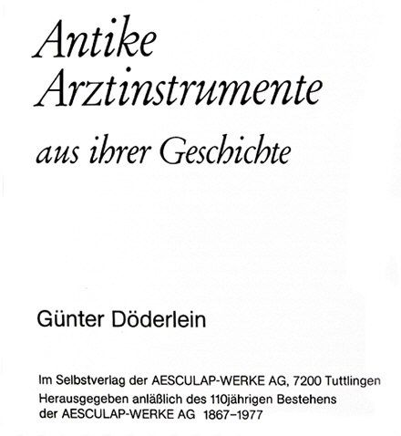   ANTIQUITY Pompeii Bingen BLOODLETTING Antike Arztinstrumente