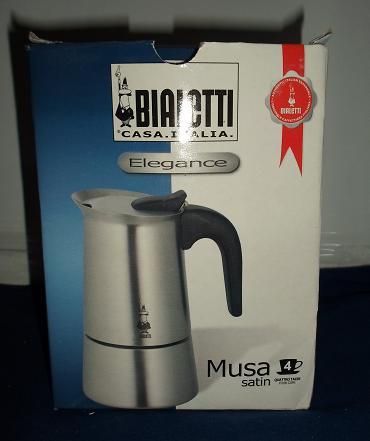 bialetti musa 4 cup stovetop espresso maker