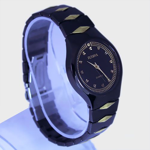 New Fashion Style Mens Quartz Wrist Watches Black BIM