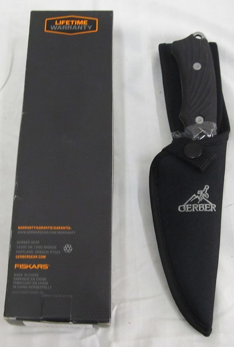 Gerber Big Rock Camp Knife Part Serrated 22 01588 with Sheath NEW