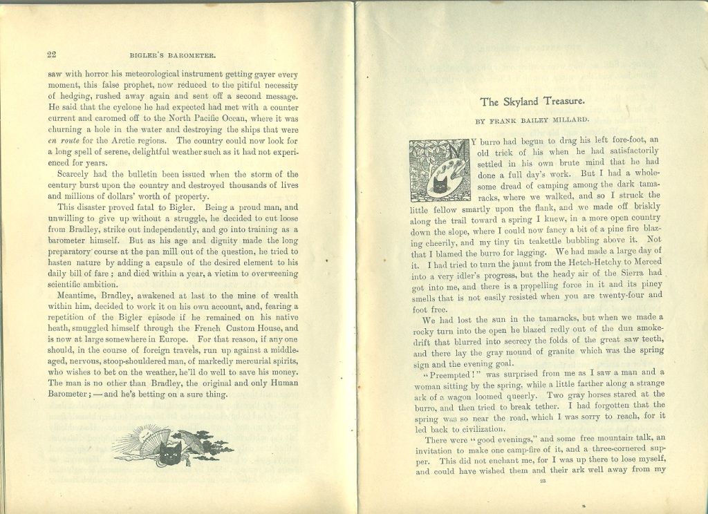 The Black Cat January 1898 Monthly Magazine of Originial Shortstories 