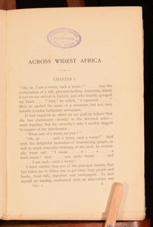 1907 2vol Savage Landor Across WIDEST Africa Illustrated Photographs 